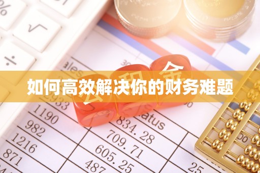黄圃如何高效解决你的财务难题
