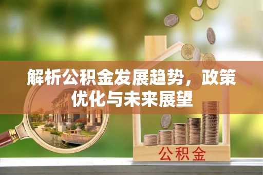 黄圃解析公积金发展趋势，政策优化与未来展望